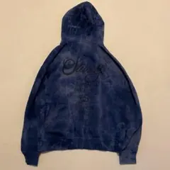 【人気】STUSSY ステューシー ワールドツアー パーカー L タイダイ柄 紺