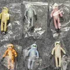 ムジーナ　くねくね動かせるフィギュア６体まとめ売り