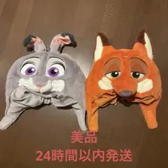 【値下げ】ズートピア　ファンキャップ　ニック　ジュディ　東京ディズニーリゾート