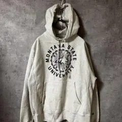 チャンピオン　champion リバースウィーブ スウェット　パーカー　グレー