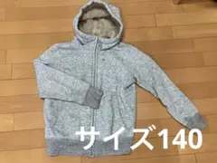 フード付きジップアップパーカー 140　ユニクロ