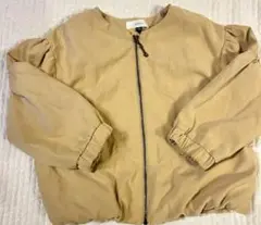 seraph アウター　ベージュ　100 無地　美品