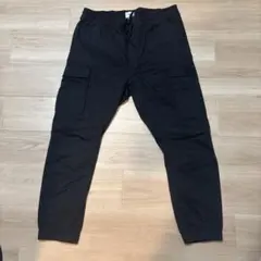 H&MカーゴパンツL ブラック極美品