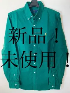ポロラルフローレン　ワンポイントグリーンシャツ
