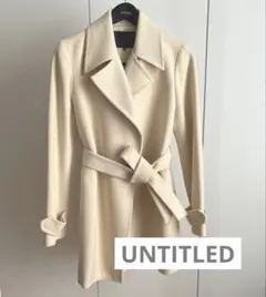 UNTITLED アンタイトル コート　オフホワイト　サイズ2