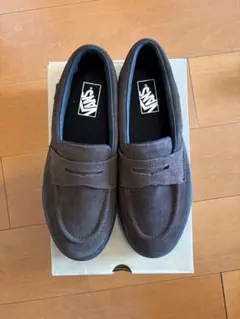 VANS スケート　ローファー　スエード　ブラウン