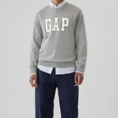 GAPロゴ インターシャセーター