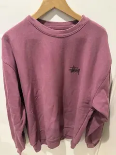 Stüssy クルーネック スウェット ピンク Lサイズ