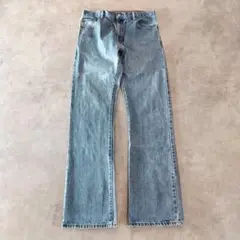 リーバイス517 Levis W33 ブルーデニム 青 フレア 古着 15478