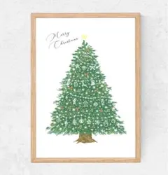 クリスマスツリー✴︎ 北欧インテリアポスター◻︎