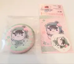桜もちぴこ 中在家長次 缶バッジ、ステッカー セット