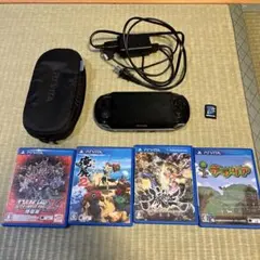 美品PS Vita 本体 + ゲームソフト5本 + ケース