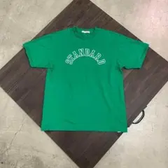 7SM1 プリントTシャツ　緑　アメカジ　used 古着