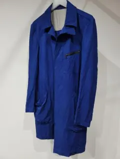 アタッチメント 麻 リネン スプリング コート 紺 / ネイビー ATTACHMENT リネン 生地（カラーネイビー）（コート・ジャケット