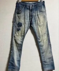 DIESEL ディーゼル JOGG JEANS USED加工　デニムスウェットのサムネイル