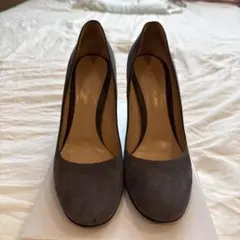 Gianvito Rossi スエード パンプス グレー　38 引越し断捨離のサムネイル