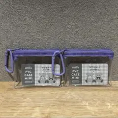 推し活　ガチャ　ガチャ詰めポーチ　紫　パープル カラビナ
