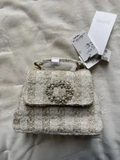 SNIDEL ツイード ショルダーバッグ