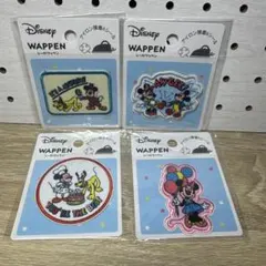 ワッペン レトロ ディズニー disney　４枚セット