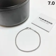 新品 7.0 TOMWOOD M SPIKE BRACELET 銀 18931のサムネイル