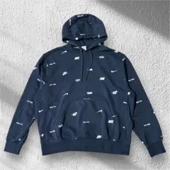 NIKE/ナイキ パーカーブランドロゴ総柄 sizeXL プルオーバー
