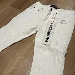 【新品未使用】valabasasクラッシュスキニーフレアデニム 29 バラバサス