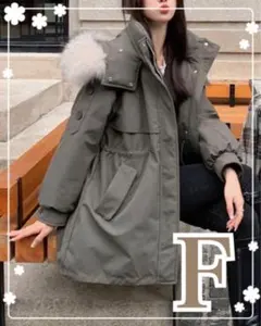 冬 中綿ジャケット アウター アウトドア レディース ロング 女性 グレー 人気