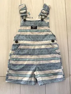 OshKosh 柄物オーバーオール　サロペット　2T