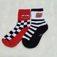 新品 キッズ靴下 15〜20cm 2足SET カーズ