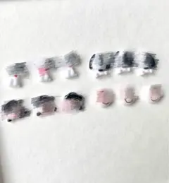 ネイルパーツ　スヌーピー　犬　デコ　キャラクター　12P