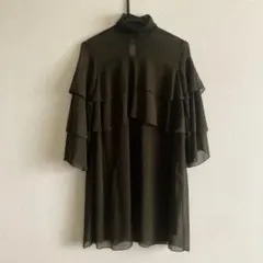 ZARA BASIC シースルーワンピース