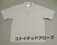 【美品】ユナイテッドアローズ 半袖シャツ ベージュ サイズMのサムネイル