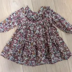 H&M 花柄長袖ワンピース EUR 80