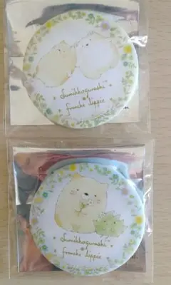 【レア】フランシュリッペ すみっコぐらし 缶バッジ ねこ