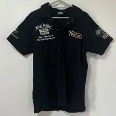 Norton ポロシャツ ブラック 金色　白色刺繍のサムネイル