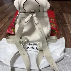未使用coachミニリュック ホワイトレザー