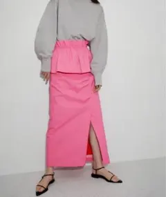 ADAM ET ROPE' スカート マルチWAYフリルタックスカート