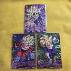 ドラゴンボールヒーローズ Vジャンプ 2011年8月 3枚セット