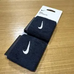 新品　ナイキ　Nike リストバンド 2個入り ネイビー