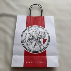 AJAX ショッピングバッグ 白赤 アヤックス 紙袋