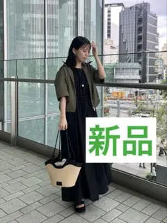 LOUNIE新品⭐️洗える❗️リネンライクショートブルゾンカーディガンW2フェイスのサムネイル