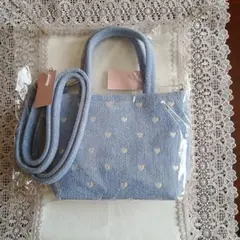 LOVERARY by FEILER ライトブルー トートバッグストラップ付。