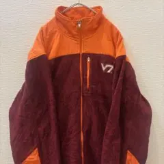 【GENUINE STUFF】 フリース　フルジップ 刺繍ロゴ ワンポイント