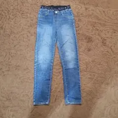 デニムブルー 長ズボン 160cm