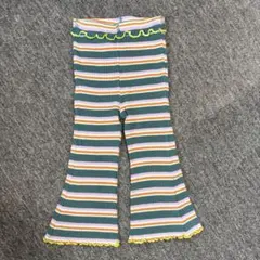 マーキーズ　ストライプ フレアパンツ 100
