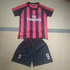 ACミラン HIGUAIN 9 ジュニアサッカーシャツセット