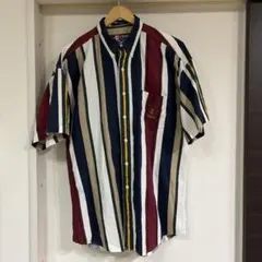 CHAPS Ralph Lauren ストライプ 半袖シャツのサムネイル