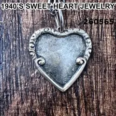 スウィートハートジュエリー シルバー ヴィンテージ ネックレス NAVY 訳有●