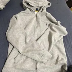 Polo Ralph Lauren グレー ジップパーカー XL