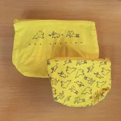 【未使用・送料込み】星野源ユニクロUNIQLO ポーチ２個セット【タグなし新品】